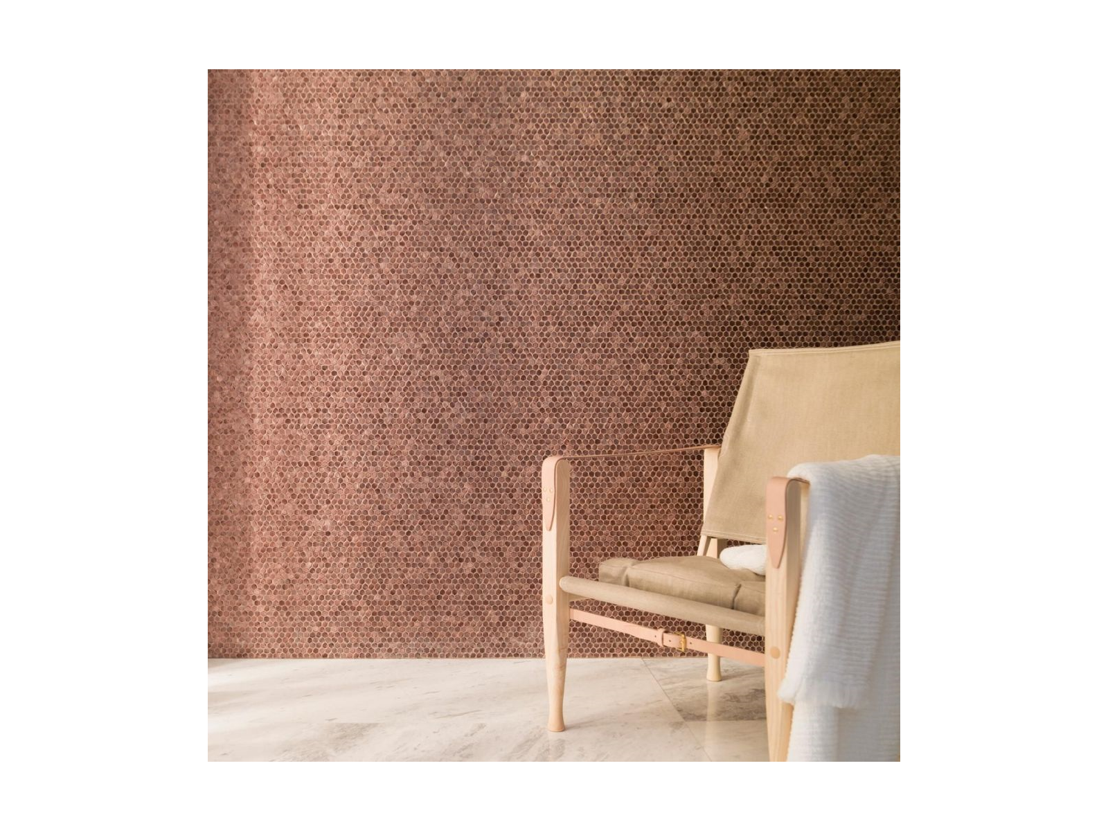 Gravity Alu Hexagon Copper 30,4X30,7