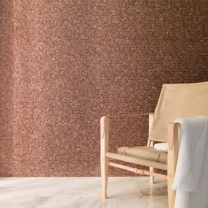 Gravity Alu Hexagon Copper 30,4X30,7