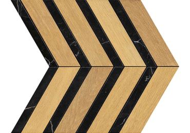 Heartwood Malt Marble Chevron 28,7×29,4
