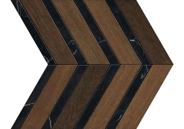 Heartwood Moka Marble Chevron 28,7×29,4