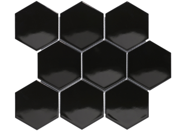 Hex10 Black Glossy 25,6X29,6