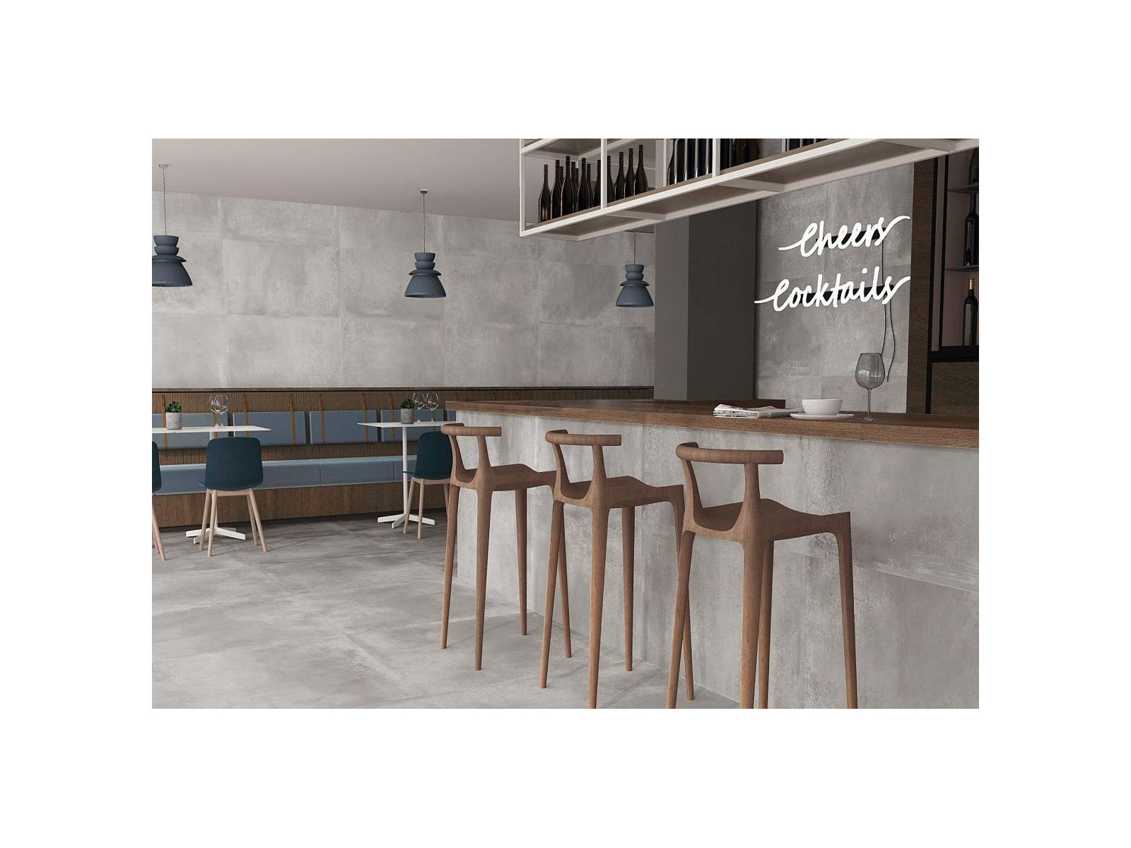 Industrial Hall Light Grey  60X60