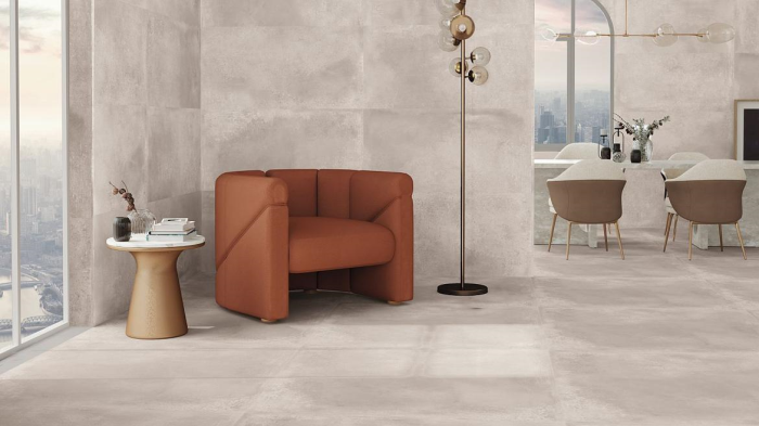 Industrial Hall Medium Grey  60X60