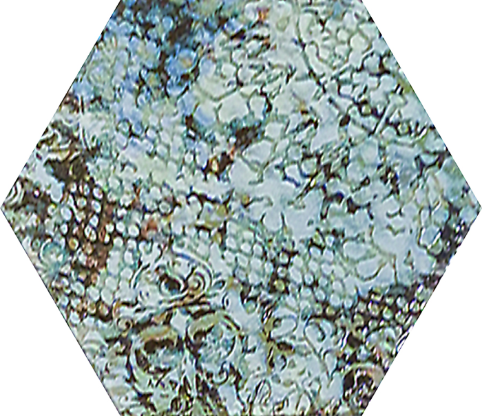 Inedita Blue Nat. Hexagon 25x29