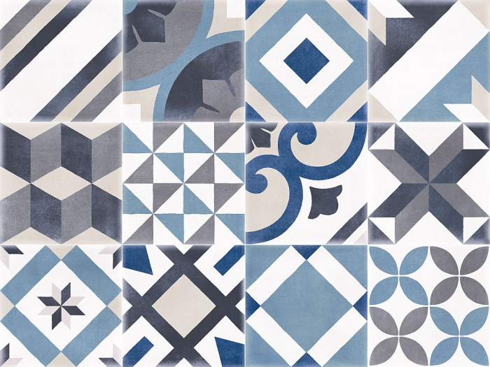 Liceo Mix Azul 20x20