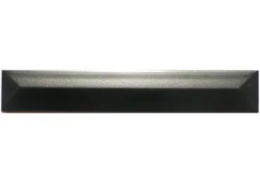 Listelo Piramide Negro Mate 2,5X15