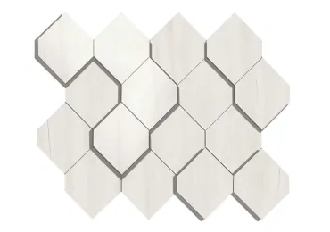 Marvel Bianco Dol Mosaico Esagono D 28,2×35,3