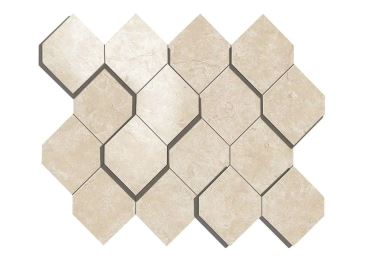 Marvel Cream Prestige Mosaico Esagono D 28,2×35,3