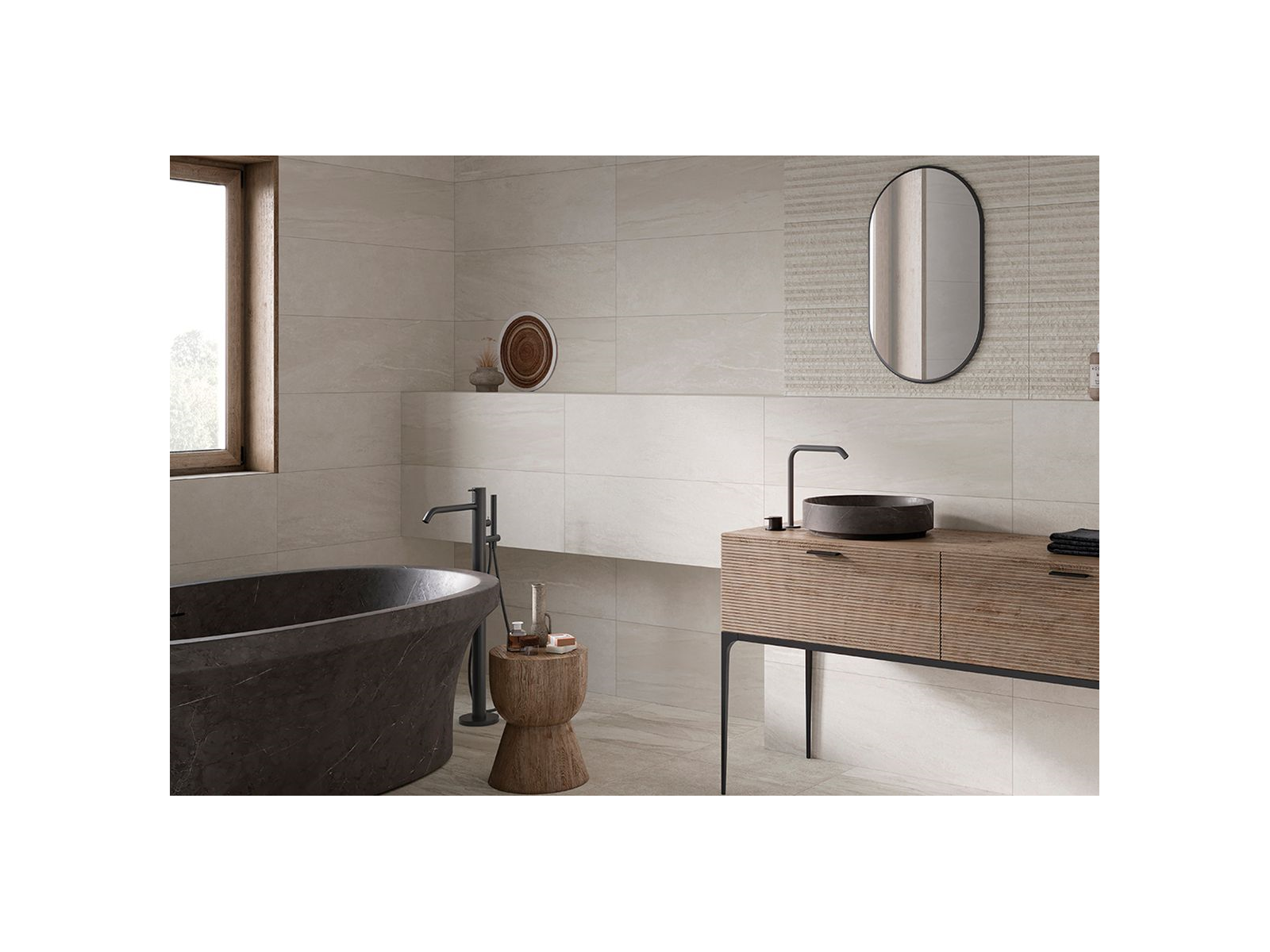 Materia Rel. Gris 33x100