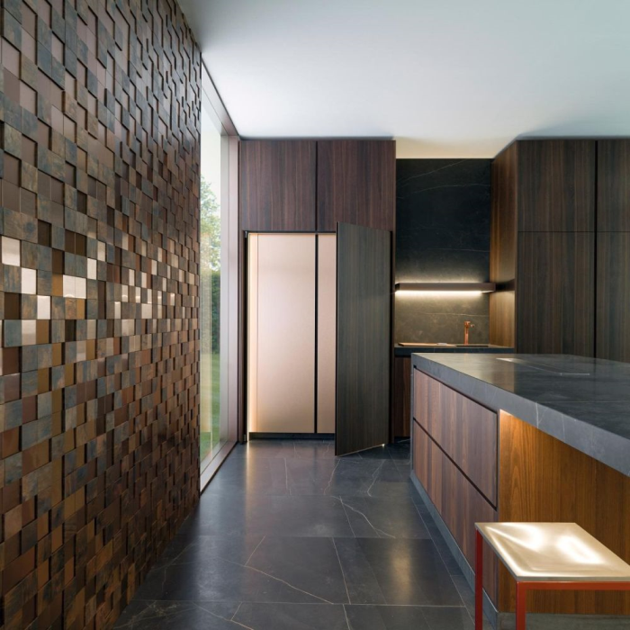 Metal Bronze 3D Cubes 30X30