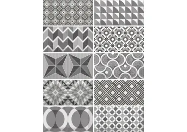 Metro Patchwork B&W 7,5X15