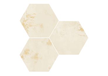Mood Ivory Natural Hexagon 25x29
