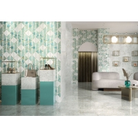 Mosaico Amazonite Diamonds 23X25