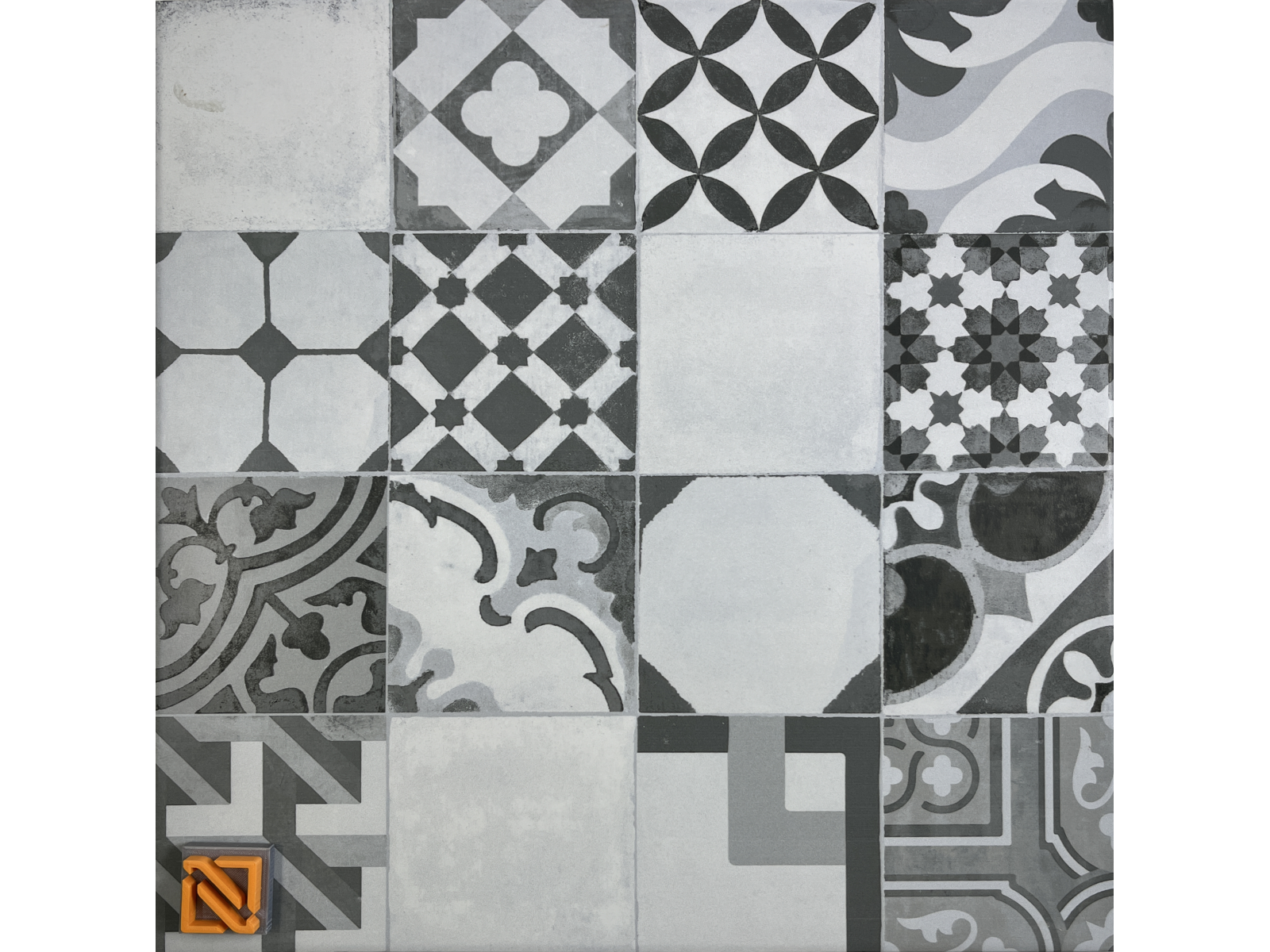 Mosaico Gris 45X45