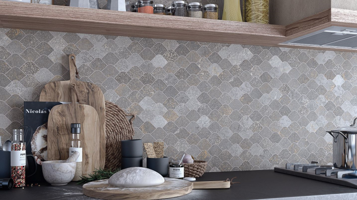 Mosaico Korubo Grafito 30x30