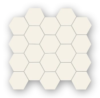Mozaika  All In White White Mat 28,2X30,6