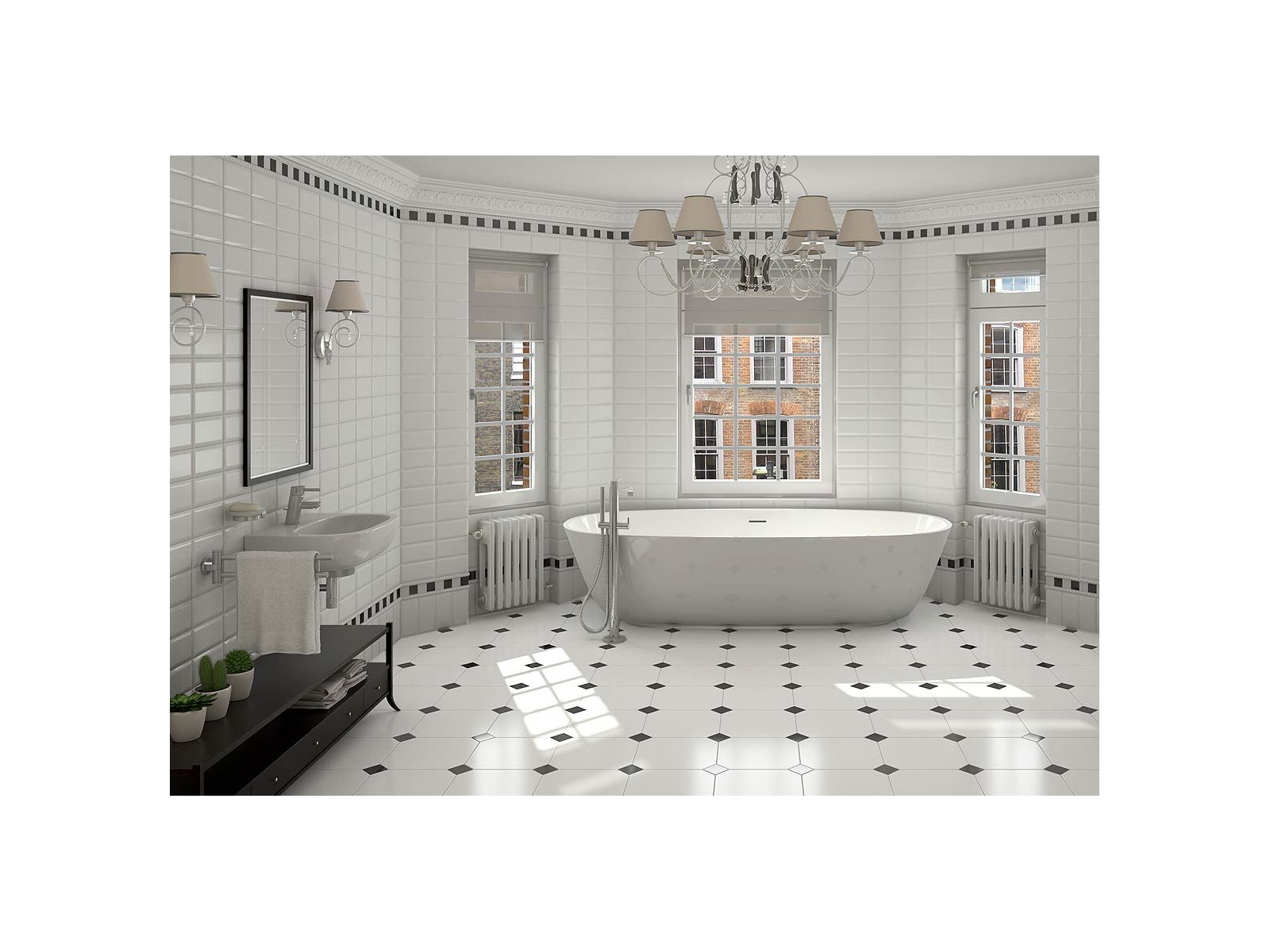 Negro Mate 20x20 Negro Mate 20x20