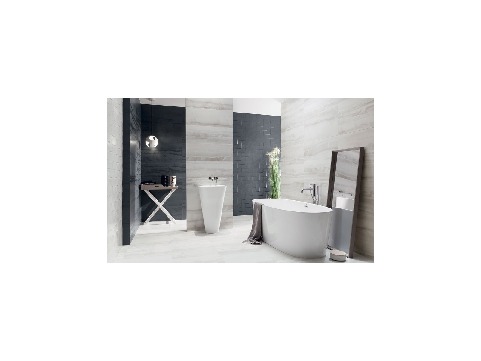 Obklad  Coma White Struktura Pololesk 20X20