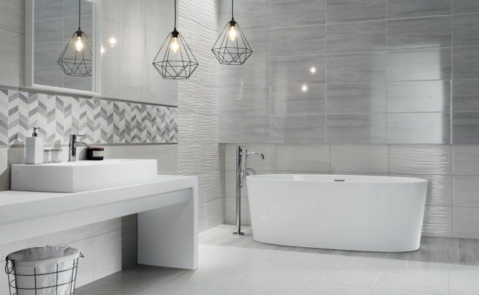 Obklad  Malena Grey Struktura Lesk 30,8X60,8