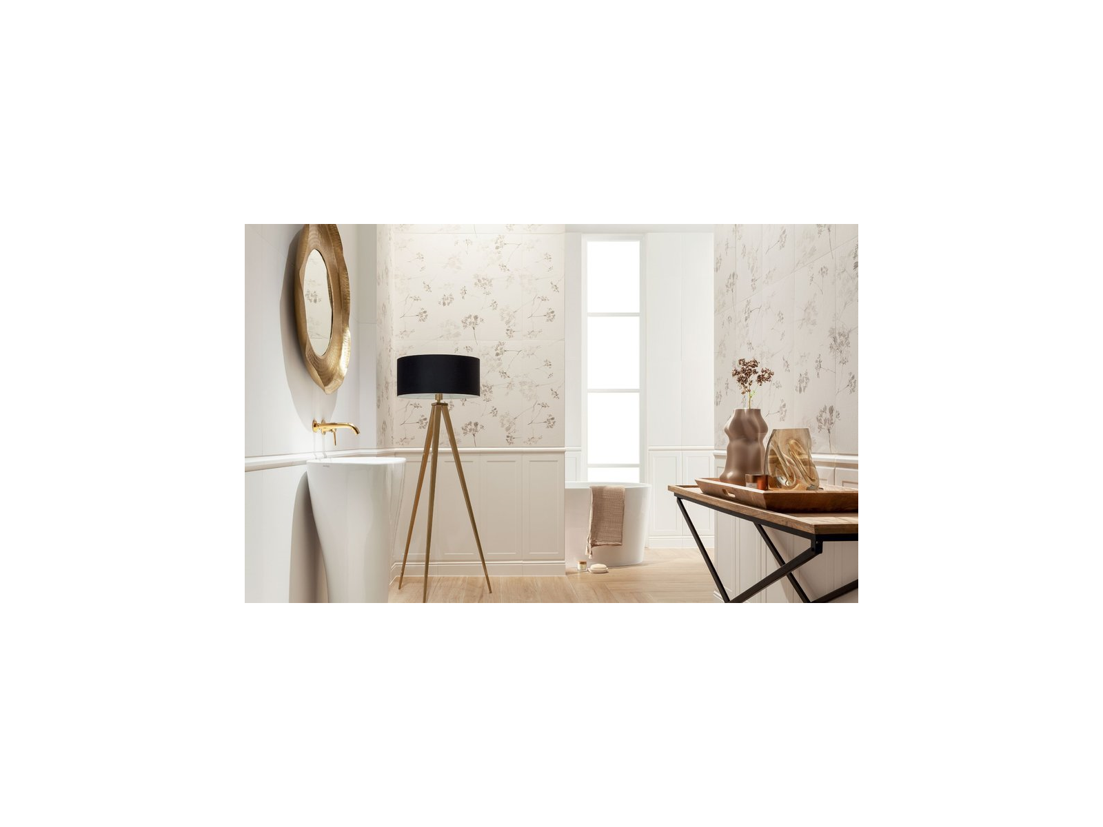 Obklad  Mild Garden White 1 Struktura Mat Rektifikovaný 29,8X74,8