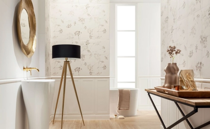 Obklad  Mild Garden White 1 Struktura Mat Rektifikovaný 29,8X74,8