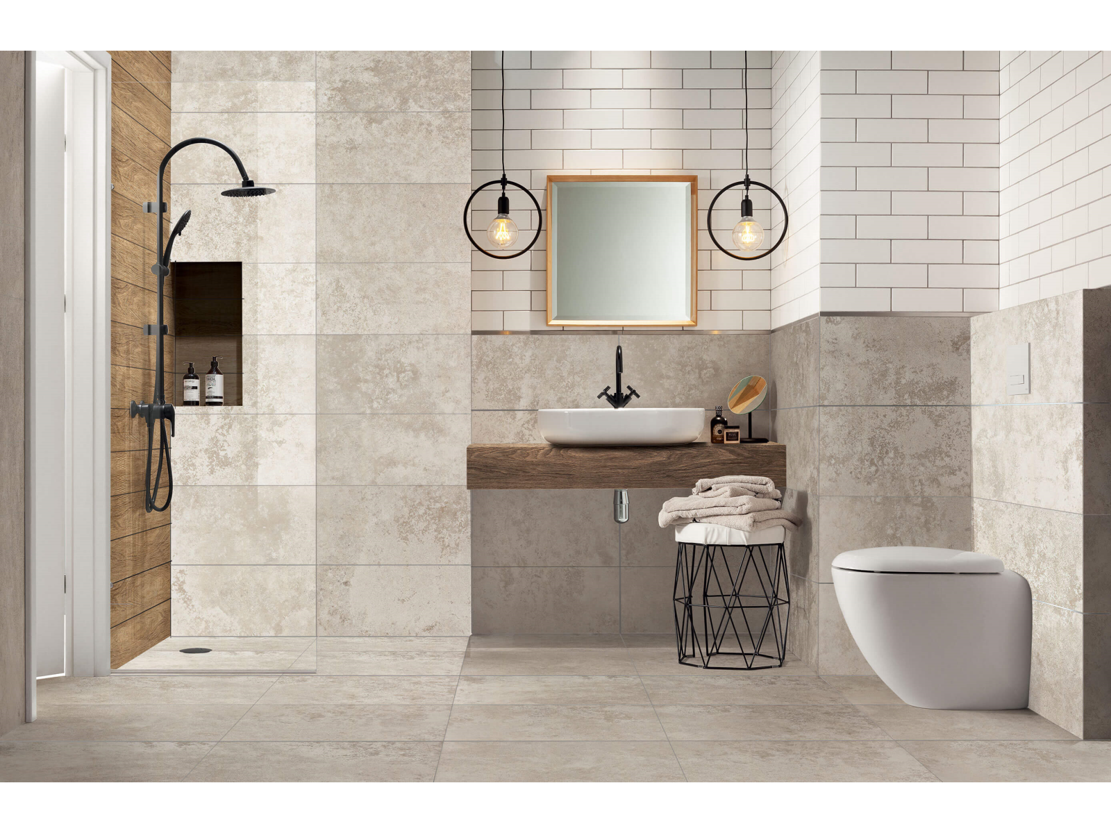 Obklad  Neutral Grey Mat Rektifikovaný 30X60