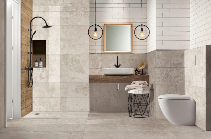 Obklad  Neutral Grey Mat Rektifikovaný 30X60