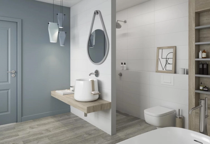 Obklad  Neve Bianco Lesk Rektifikovaný 30X90