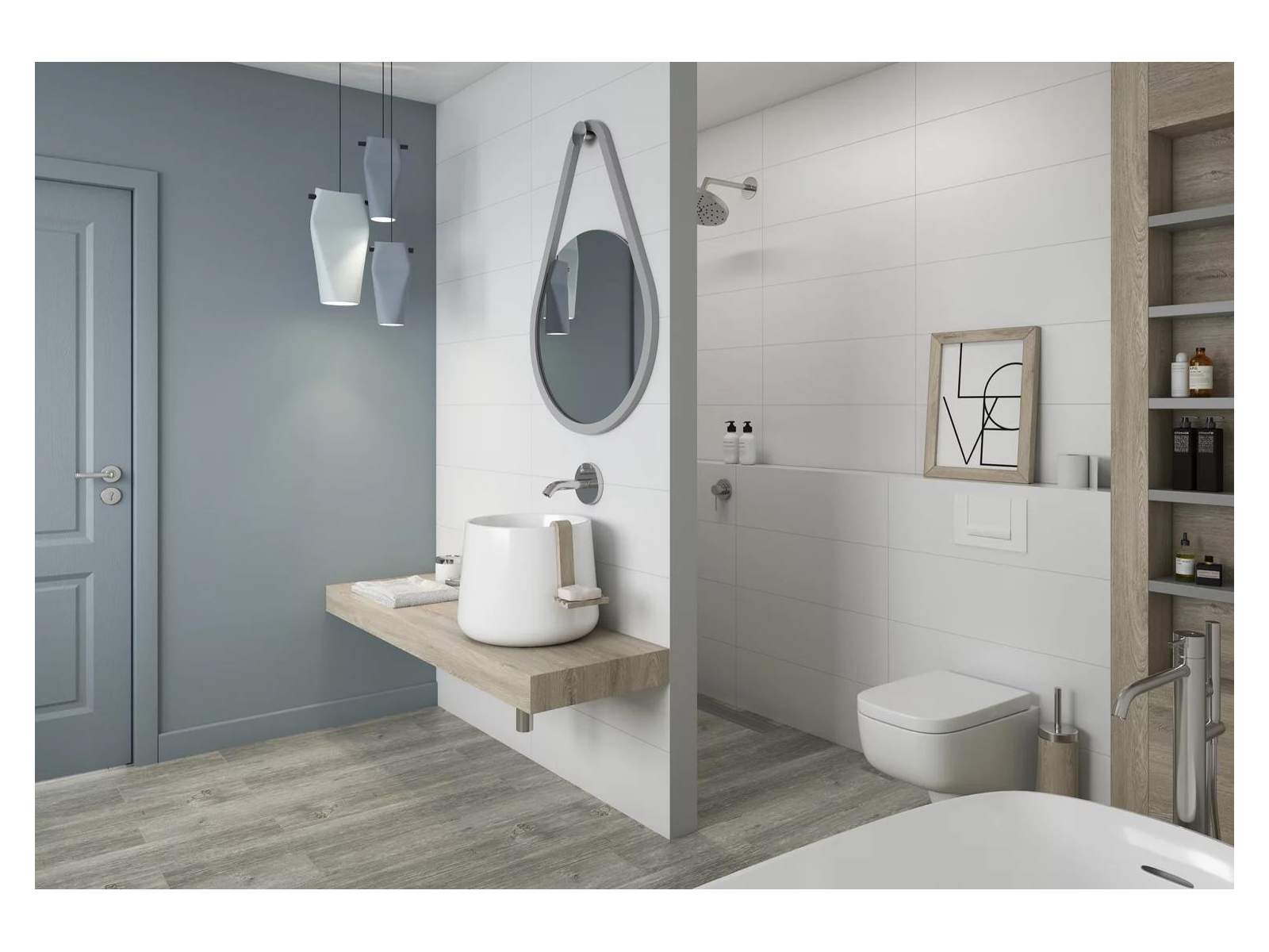 Obklad  Neve Bianco Mat 25X40