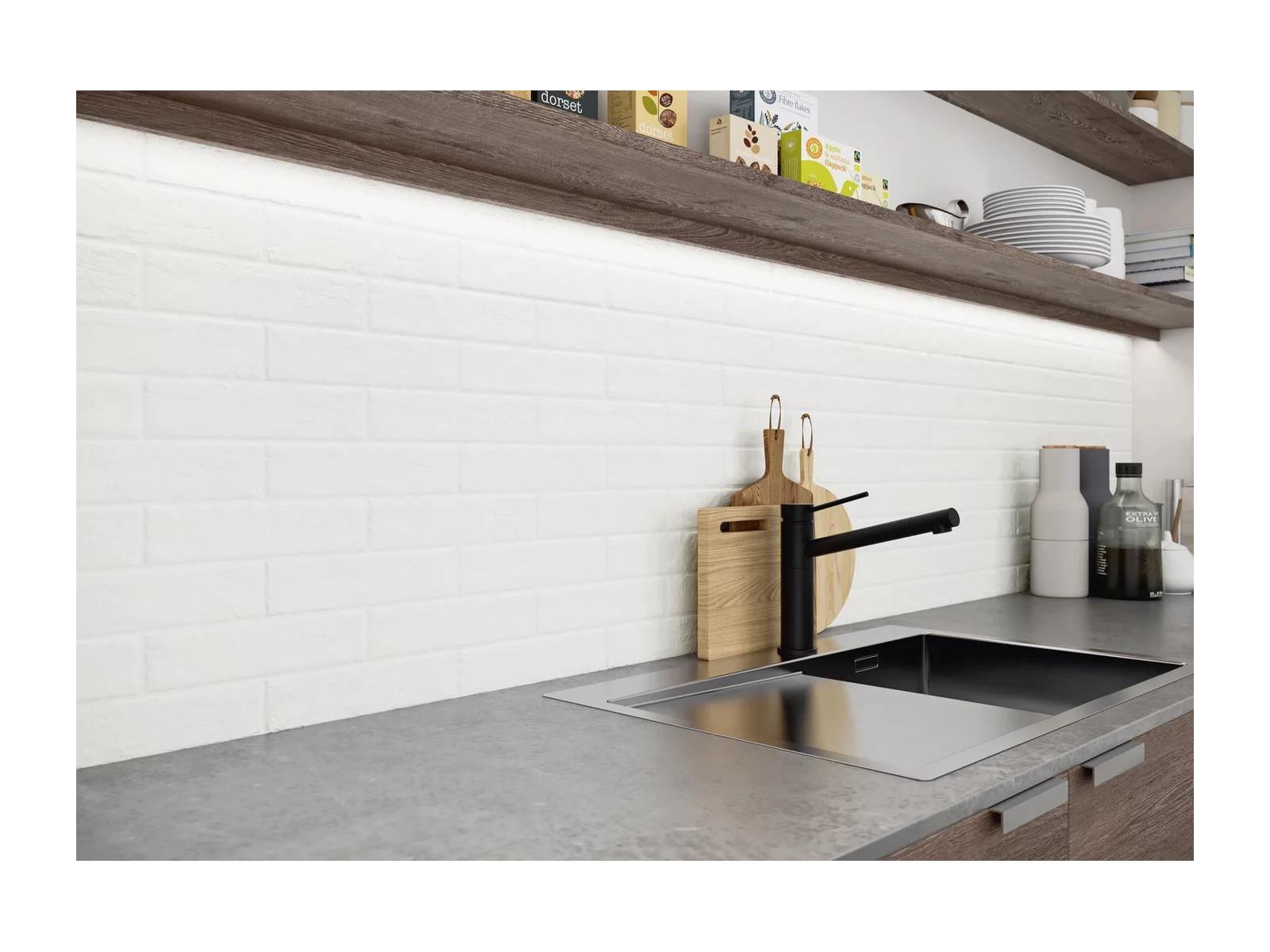 Obklad  Scandiano Bianco Struktura Mat 7X25