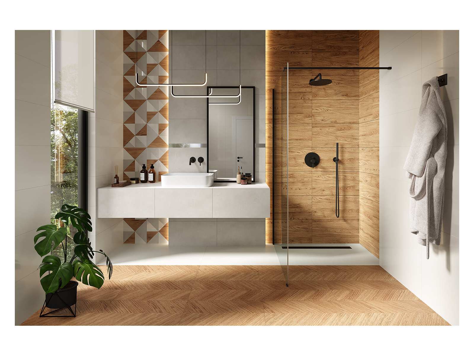 Obklad  Velvetia Patch B Struktura Pololesk 31X61