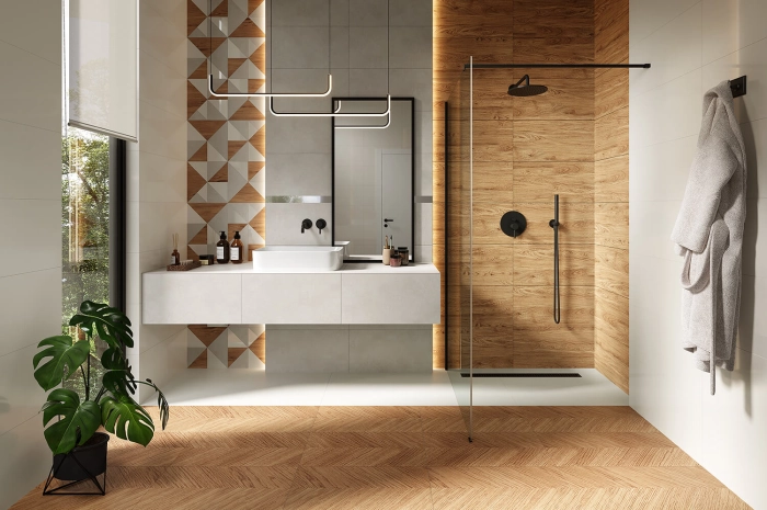 Obklad  Velvetia Patch Grey Struktura Mat 31X61