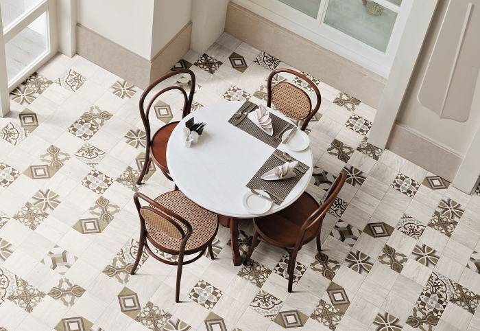 Patchwood Bianco 20x20