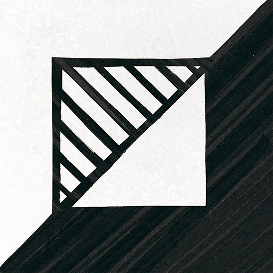 Patchwork B&W 20X20