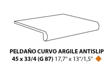Peld.Curvo Argile Verona Antislip 45x33