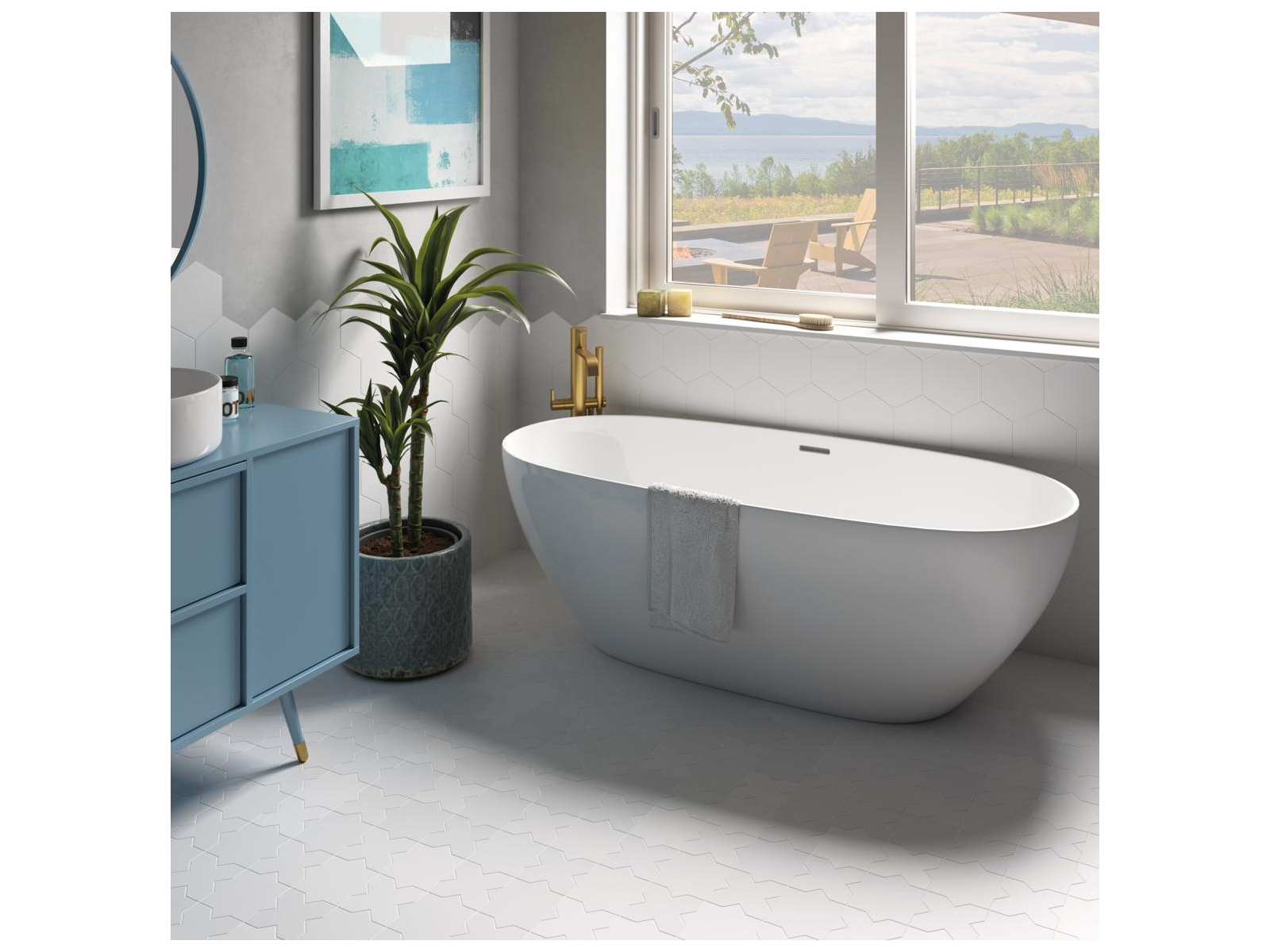 Porto Star White 16,8X16,8