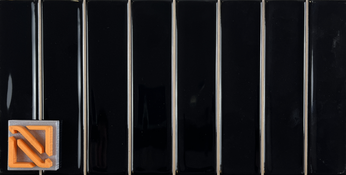 Roma Negro Brillo 15X30