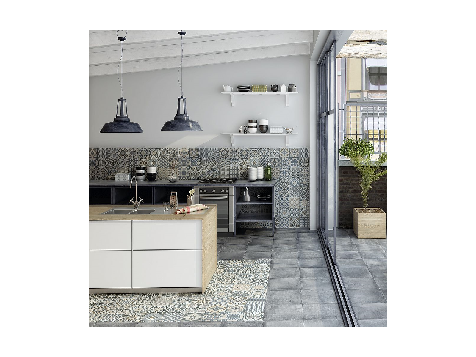 Rustic Antislip Gris 33,15X33,15