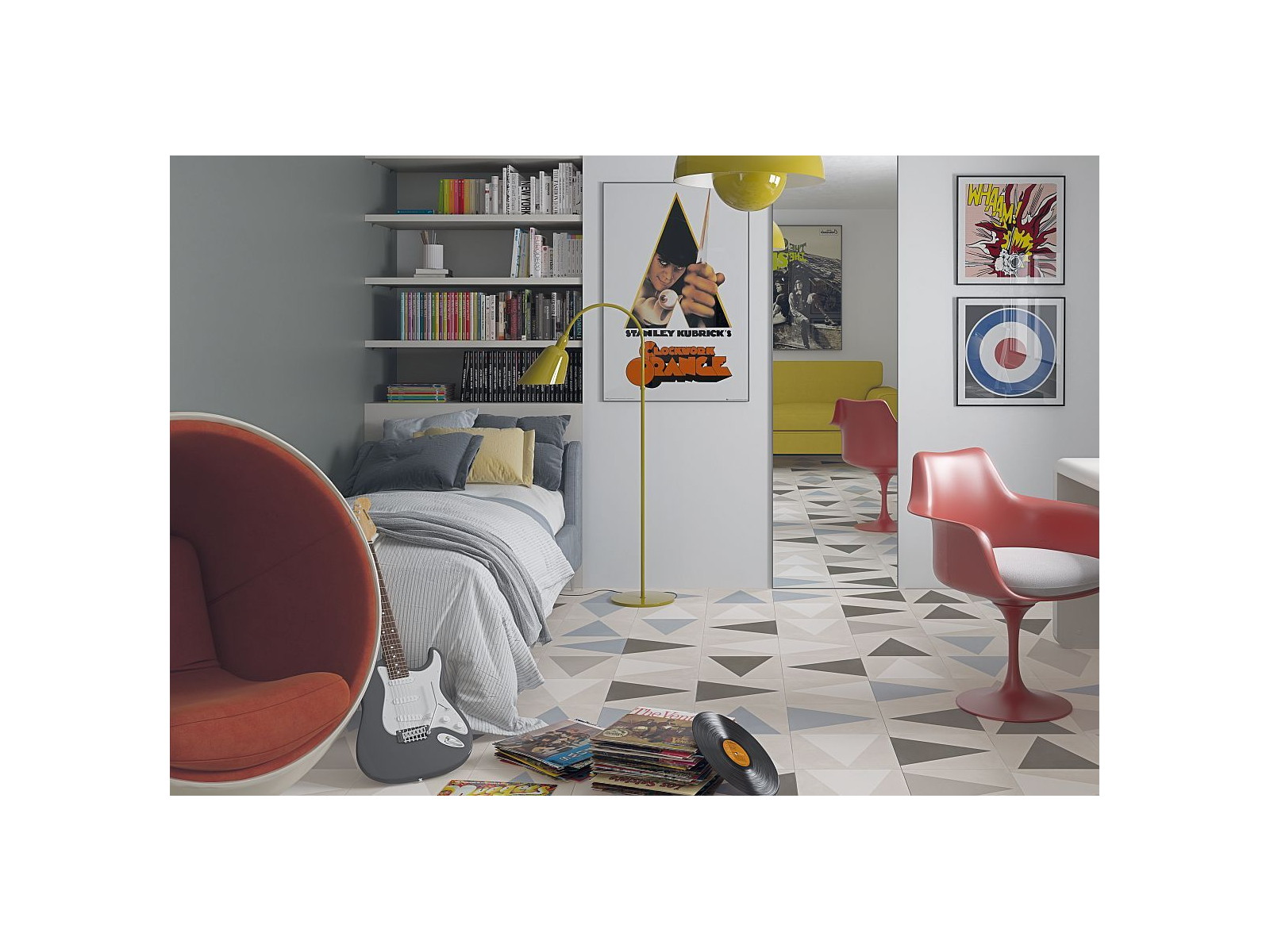 Sixties-R Ocre 29,3x29,3