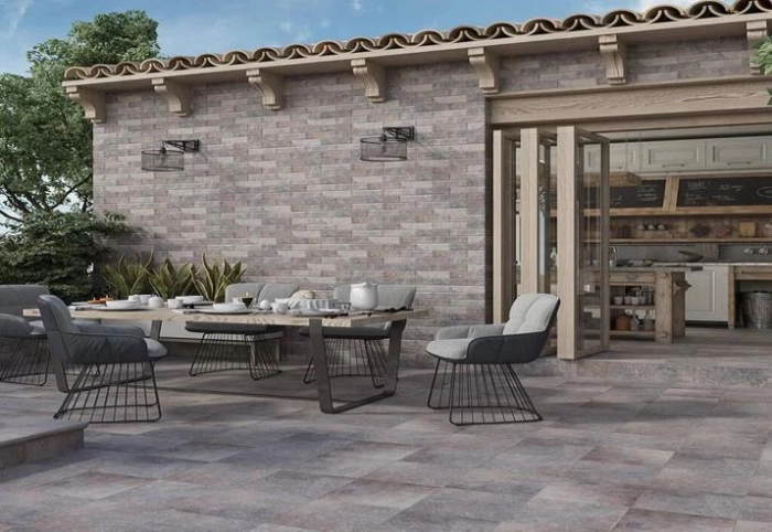 Sokl  Viano Beige Struktura Mat 8X30