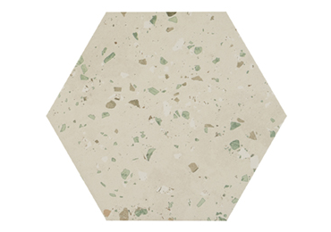 South Green Natural Hexagon 25x29
