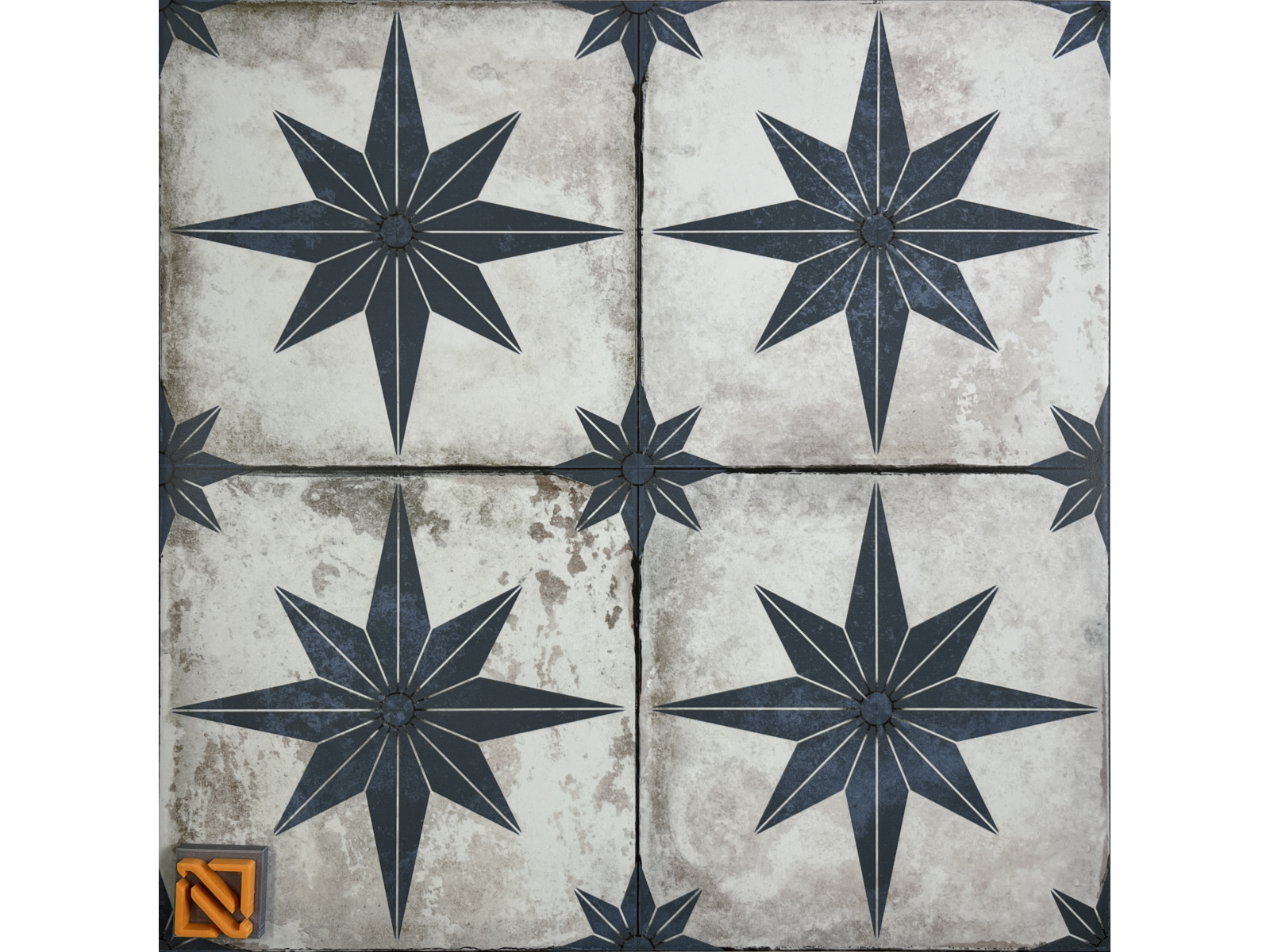 Star Blue 45X45