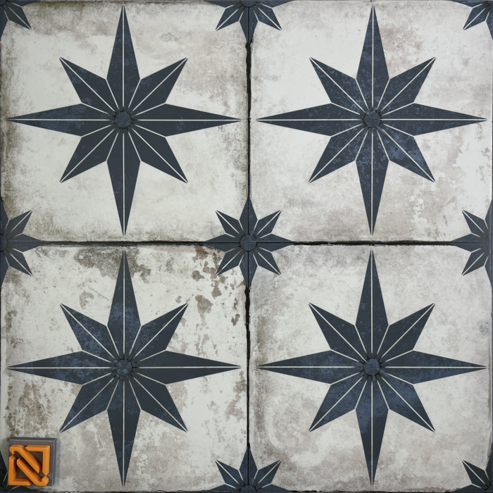 Star Blue 45X45