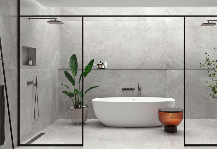 Storm Wall Grey 25X75