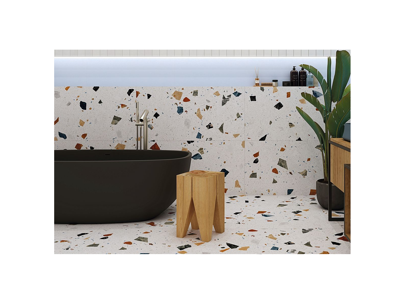 Stracciatella Grafito 60x60