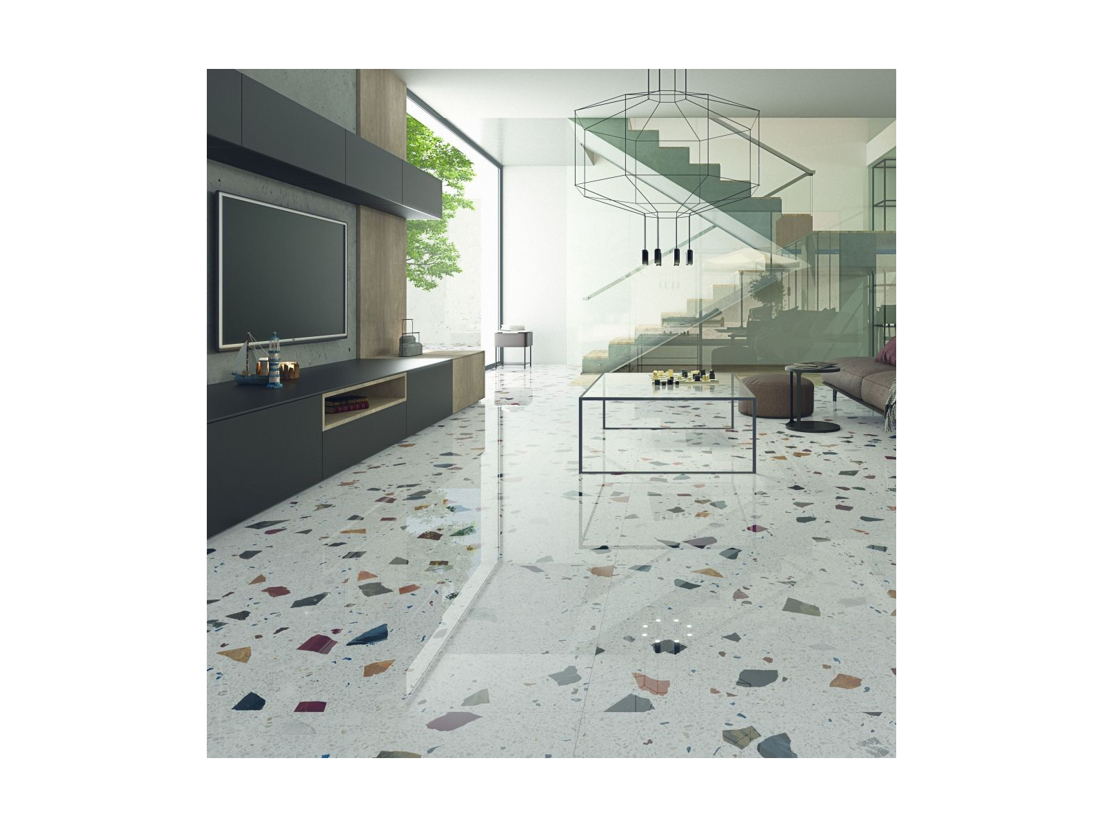 Stracciatella-R Nacar Polished 79,3x79,3