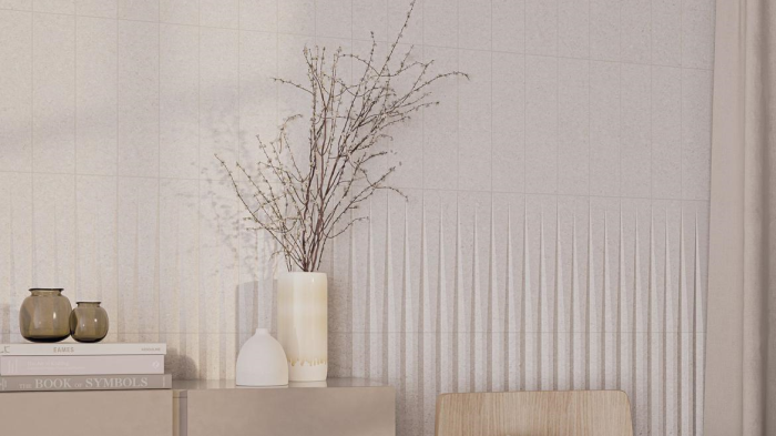 Stripes Liso Xl Ice White Gloss 7,5X30