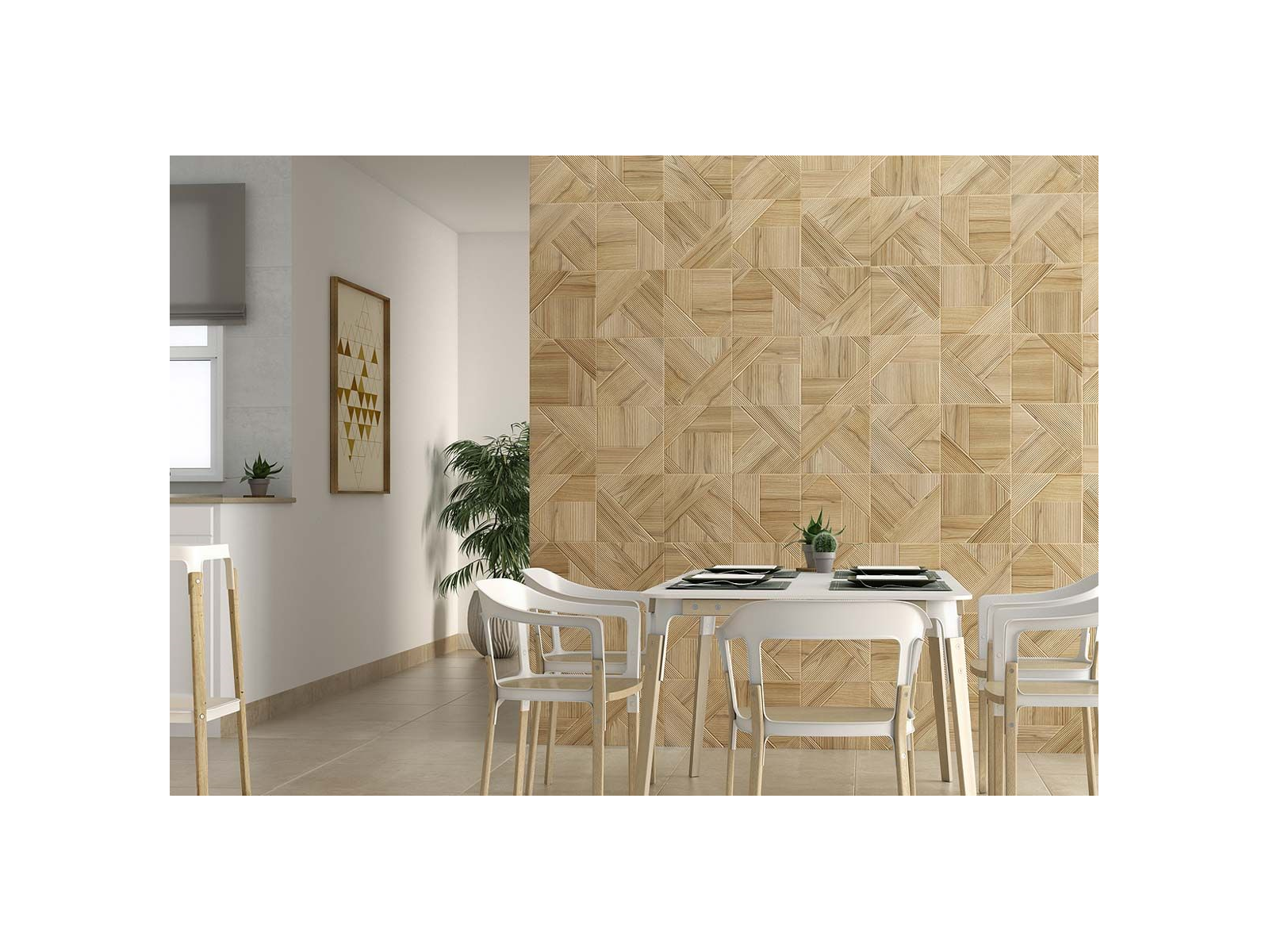 Stripes Mix Copper Brillo 25x25