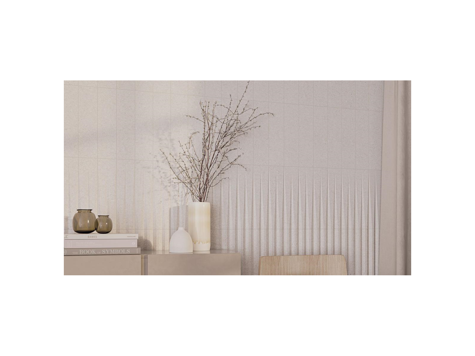 Stripes Transition Ice White Gloss 7,5X30