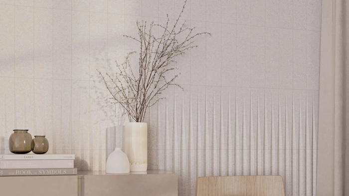 Stripes Transition Teal Matt 7,5X30